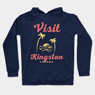 Kingston Canada - Funny Canadian Beach Art Hoodie